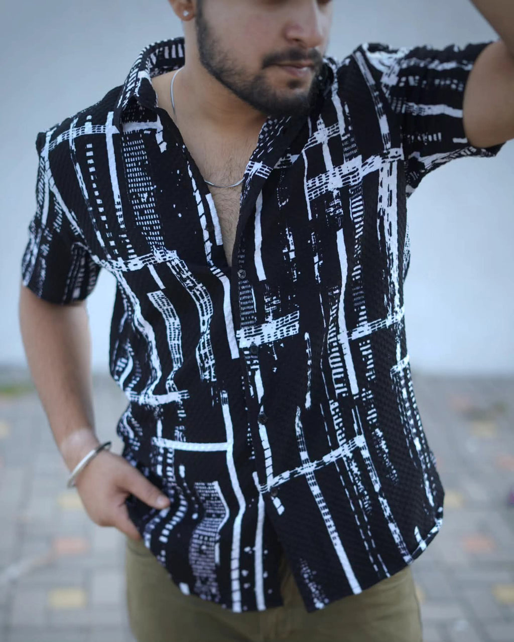 The Popcorn Pinstripe Shirt: Effortless Style and Comfort