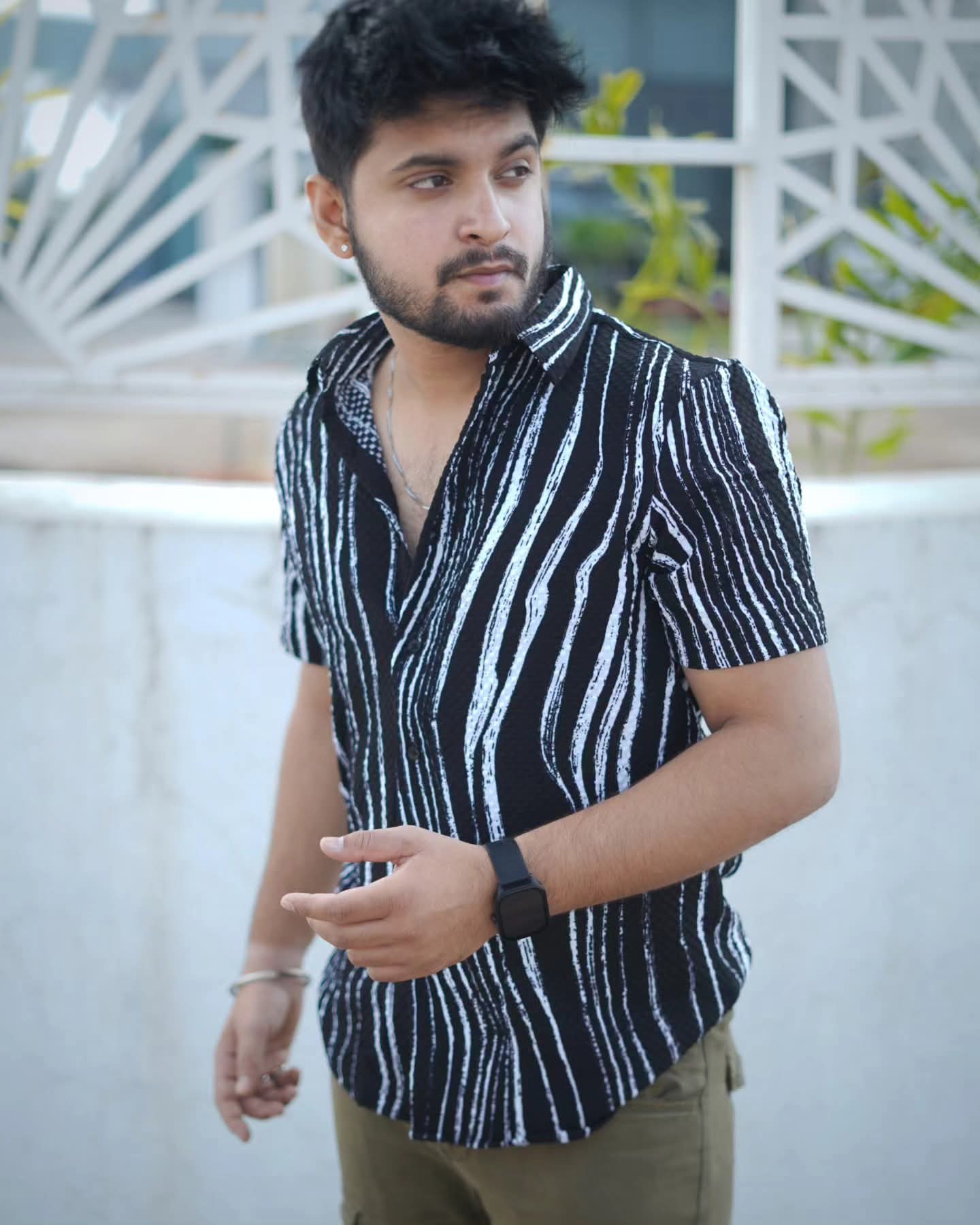 The Popcorn Crossstripe Shirt: Effortless Style and Comfort