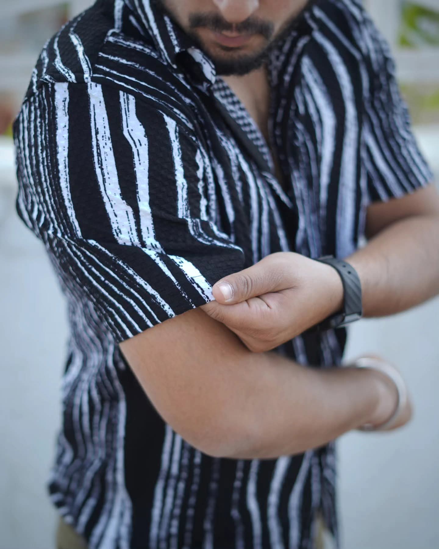 The Popcorn Crossstripe Shirt: Effortless Style and Comfort