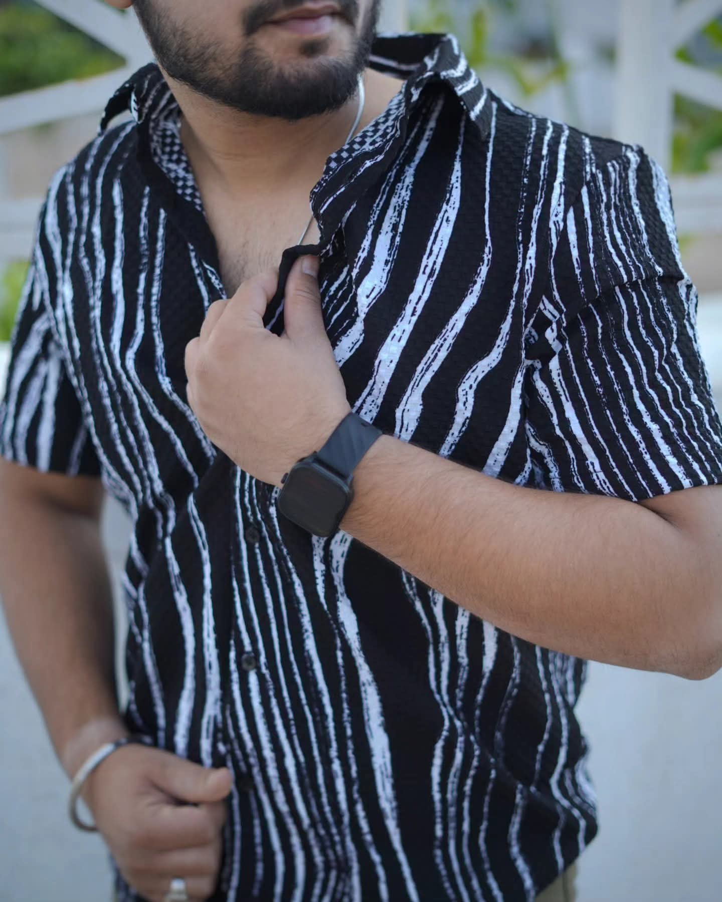 The Popcorn Crossstripe Shirt: Effortless Style and Comfort